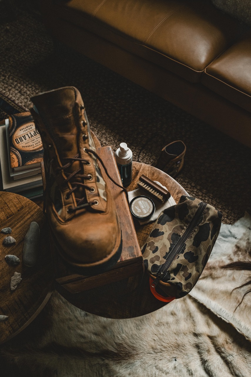 Danner x Ball and Buck Leather Care Dopp Kit in Original Camo