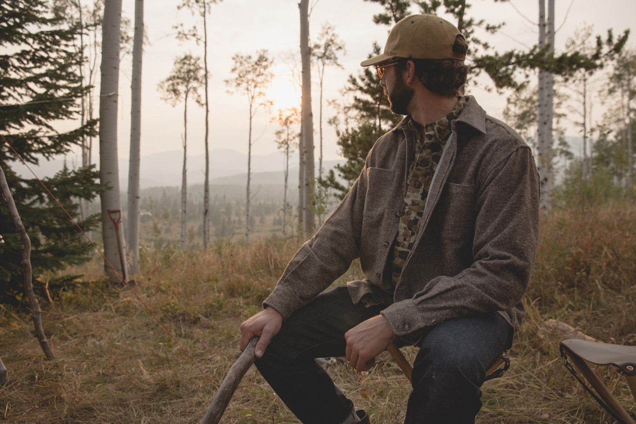 The Premium Hunters Shirt, Loden Suede | Original Camo Hat