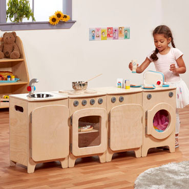 Millhouse Natural Play Kitchen Set Early Years Resources