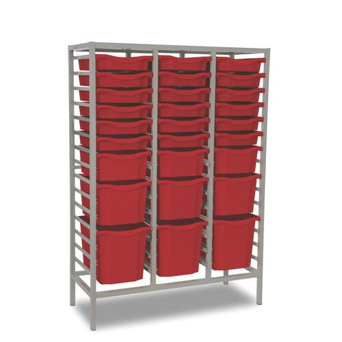 Storage Frame Types 45 Tray Tall Triple Metal Storage Frame | EYR