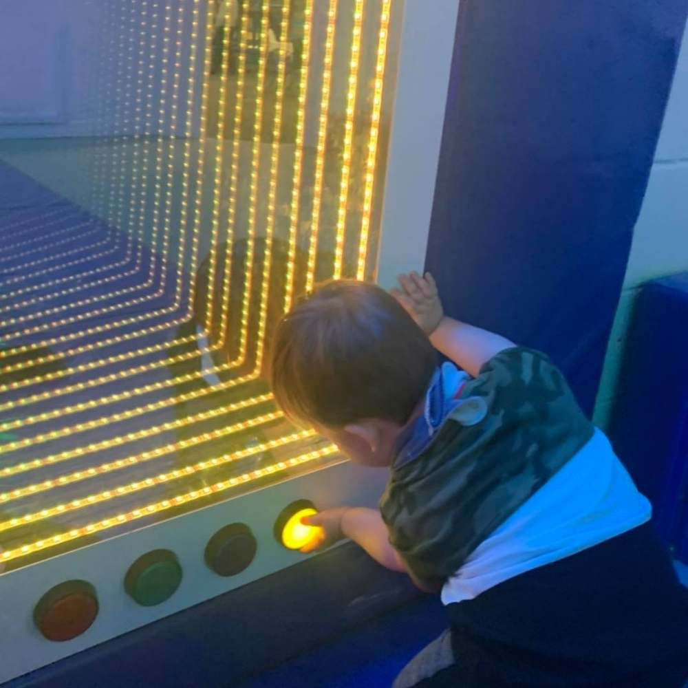 Interactive Infinity Panel With Buttons For Sensory Rooms | EYR