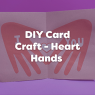 DIY Card Craft - Heart Hands