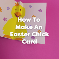 How to Make an Easter Chick Card