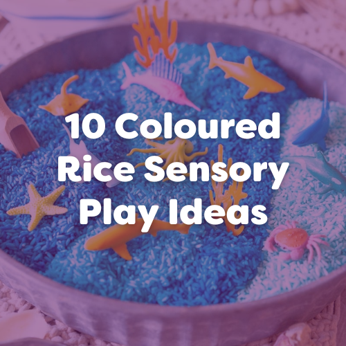 10 Coloured Rice Sensory Play Ideas - Early Years Resources