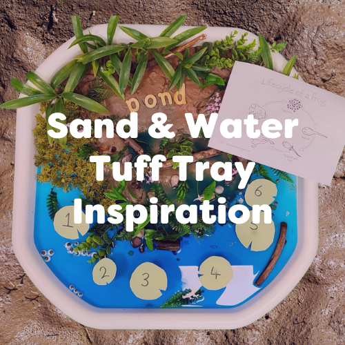 Sand and Water Tuff Tray Inspiration for EYFS & Early Years