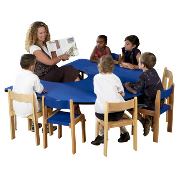 Arc Tables With Height Adjustable Legs | Early Years Resources