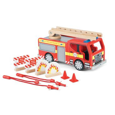 Timpo Fire Engine Tidlo Wooden Fire Engine | Early Years Resources