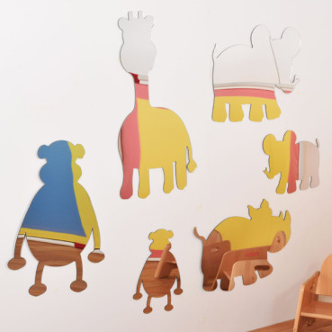 Animal Shaped Mirrors | Early Years Resources