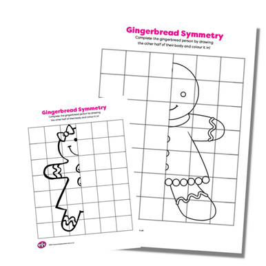 Gingerbread Symmetry Drawing | EYR
