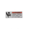 504575216: Aftermarket Yale Forklift Decal - Pinch Point