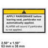 519432675: Aftermarket Yale Forklift Label-Park Brak