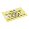 580008071: Aftermarket Yale Forklift Caution Tag