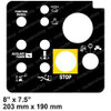 72174: Aftermarket Genie Decal Ground Control Panel
