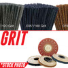 1025096, 1220181, 1220205, 385907: 11" Rotary Brush .070/46 Grit fits Tennant Models 5400 24", T5