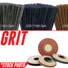 7522: 14" Rotary Brush .040"/120 Grit (Heavy Ext.) fits PowerBoss Models Admiral 30, Admiral 32