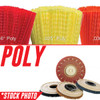 63313-1: 16" Rotary Brush .028" Poly fits Tennant Models 432