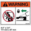 1379807: Aftermarket Hyster Decal - Warning