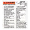 1490573: Aftermarket Hyster Op Warn Label