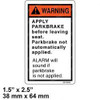 2074209: Aftermarket Hyster Decal - Operator Warning