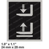1301411: Aftermarket Hyster Forklift Decal - Fork Controls
