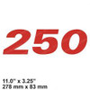 1488641: Aftermarket Hyster Decal - Model 250