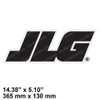 1705319: Aftermarket JLG Decal - Jlg Logo