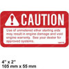 194172: Aftermarket Hyster Decal - Caution