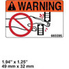 665595: Aftermarket Clark Forklift Decal - Pinch Point 665595: Aftermarket Clark Forklift Decal - Pinch Point