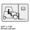 102896: Aftermarket Skyjack Decal - Fork Lift Boot