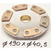 119046: Aftermarket Crown Forklift Brake Pad Assembly