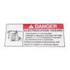1703823: Aftermarket JLG Decal - Danger Elect. Hazard