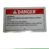 25983: Aftermarket Genie Decal - Danger Fall Haz.