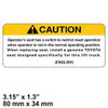 57954-U2171-71: Aftermarket Toyota Decal - Caution