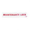 6794: Aftermarket Mec (Mayville Eng) Decal - Maintenance Lock
