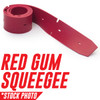 8.600-983.0, 82528: Squeegee, Front, Red Gum fits Windsor Models Saber Cutter 32, Saber Glide 32, Saber SX28, Saber SX34