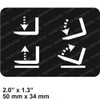 0360750: Aftermarket Hyster Forklift Decal-Lift/Tilt