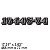 10338841: Aftermarket JLG Decal- Model Number- 1044C-54