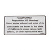 1702962: Aftermarket Gradall Decal - Warning Prop 65/Dsl