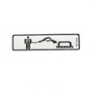 1704277: Aftermarket Gradall Decal - Lanyard Attach