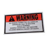 91143283: Aftermarket JLG Decal - Warning