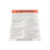 91846: Aftermarket MEC (Mayville Eng) Decal - Warning Panel