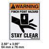 B06-00-0405: Aftermarket Haulotte Decal - Hand Pinch