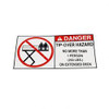066551-000: Aftermarket Upright Decal - Danger Tip Over Hazard