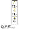 1001104864: Aftermarket Gradall Decal Manual Descent