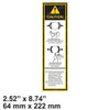 1009093: Aftermarket Mitsubishi Forklift Coast Safety Decal