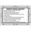 10167808: Aftermarket Gradall Decal - Stab System Operation