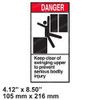 12400-223: Aftermarket Marklift Decal - Danger