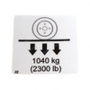 132394: Aftermarket Skyjack Decal - Wheel Load Pict