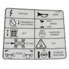 1701827: Aftermarket Gradall Decal Symbol Legend