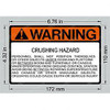 1702277: Aftermarket JLG Decal (crush Hazard)